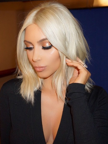 Kim Kardashian’s Blonde Hair is SO 5 Minutes Ago