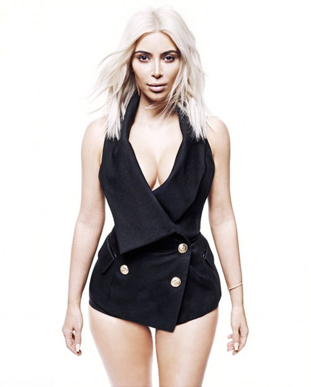 All Balmain Everything: Kim Kardashian Covers Elle France