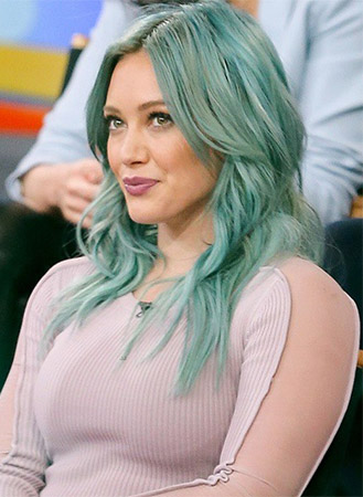 Hilary Duff Goes Green: Top 10 Celebrities with Candy Colored Hair