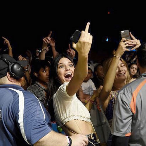 Kendall Jenner Flips Off Tyler the Creator at Coachella, See the Pics