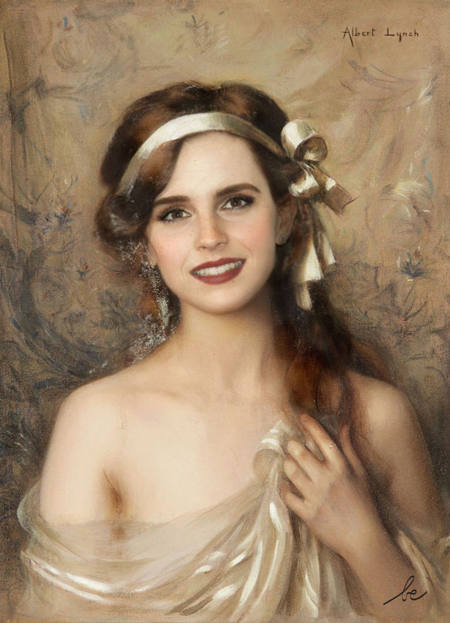 MUST-SEE: Leonardo DiCaprio, Emma Watson, and More as Famous Works of Art