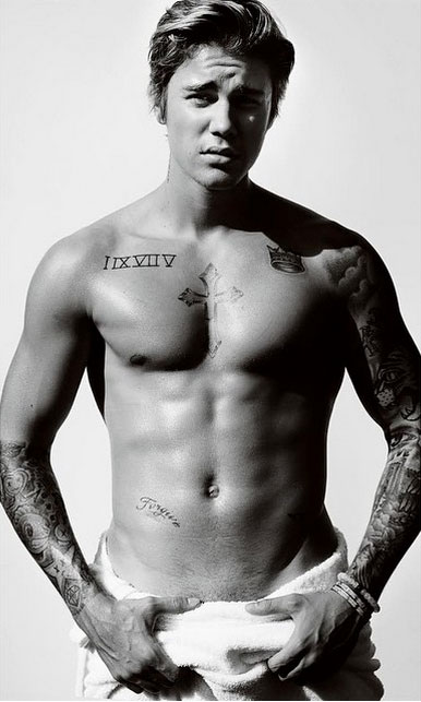Justin Bieber Latest to Pose for Mario Testino’s Towel Series