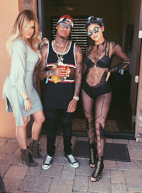 Kylie Jenner Dons Sheer Catsuit for Coachella